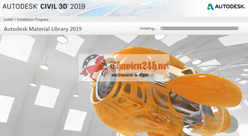 kích hoạt Autodesk Civil 3D 2019